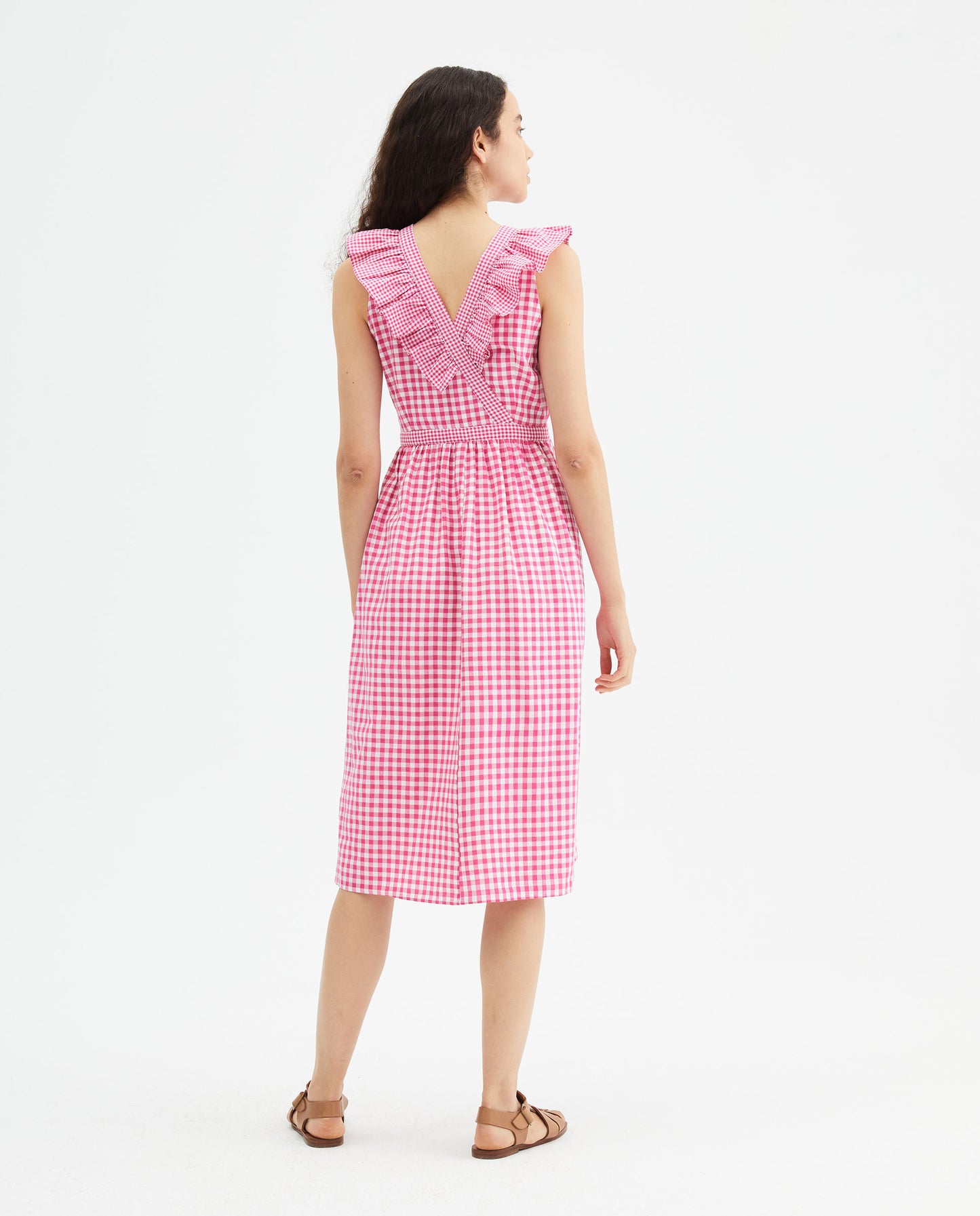Pink Gingham Dress