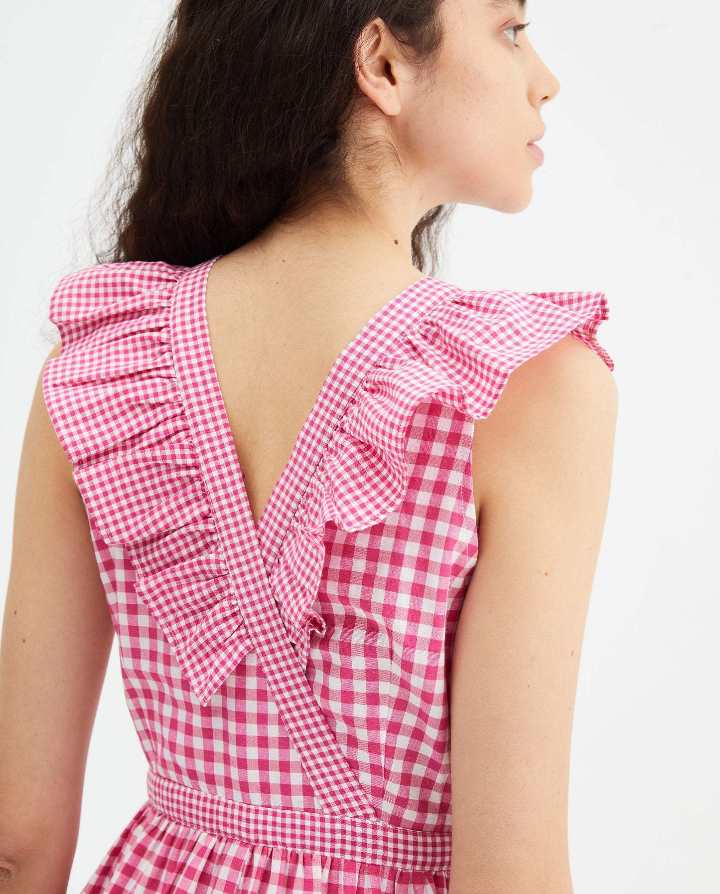 Pink Gingham Dress
