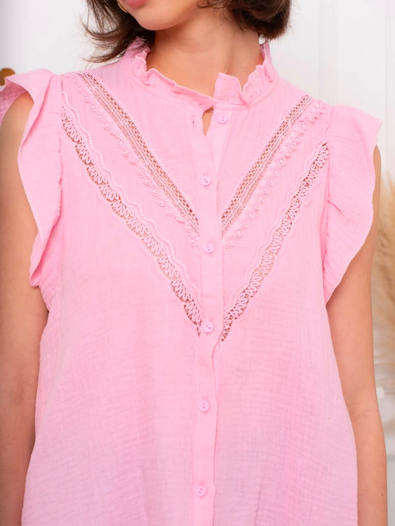 Stella Pink Blouse