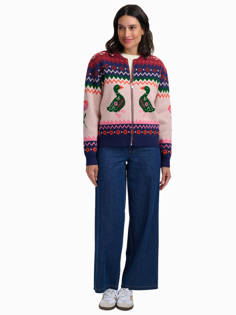Solana Knitted Bomber Jacket