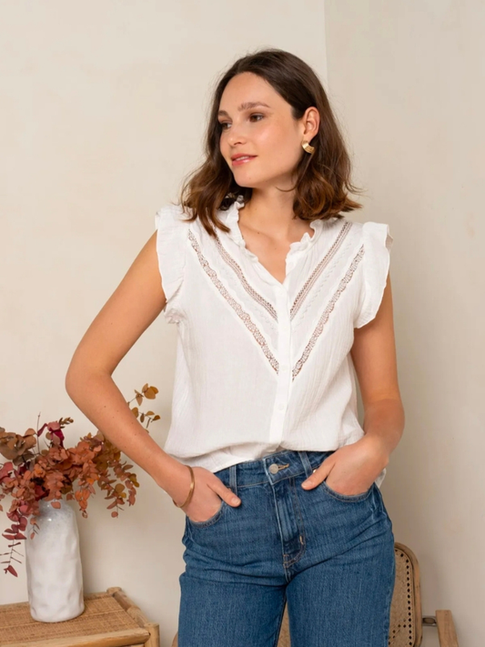 Stella White Blouse
