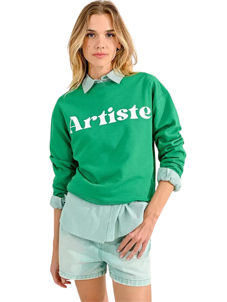 Artiste Green Sweatshirt