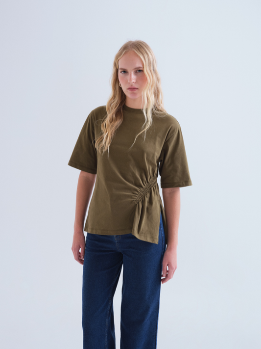 Dorcas Olive Tee