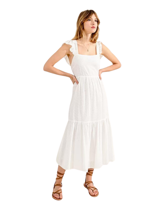 Cotton White Dress