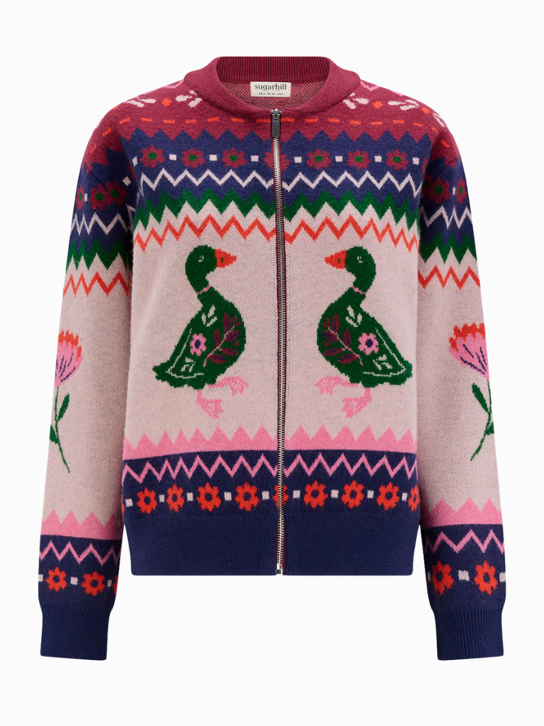 Solana Knitted Bomber Jacket