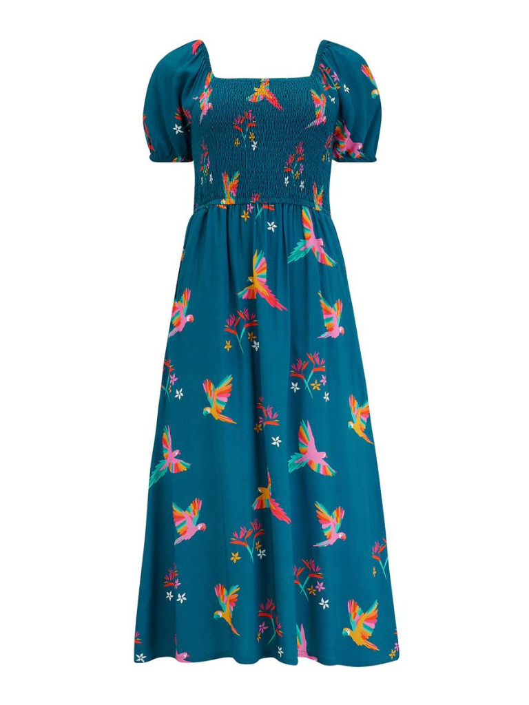Jolene Midi Parrot Dress