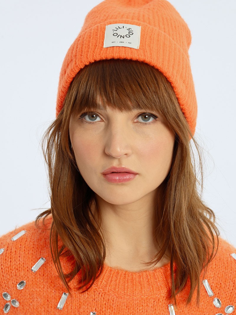 Orange Knitted Hat