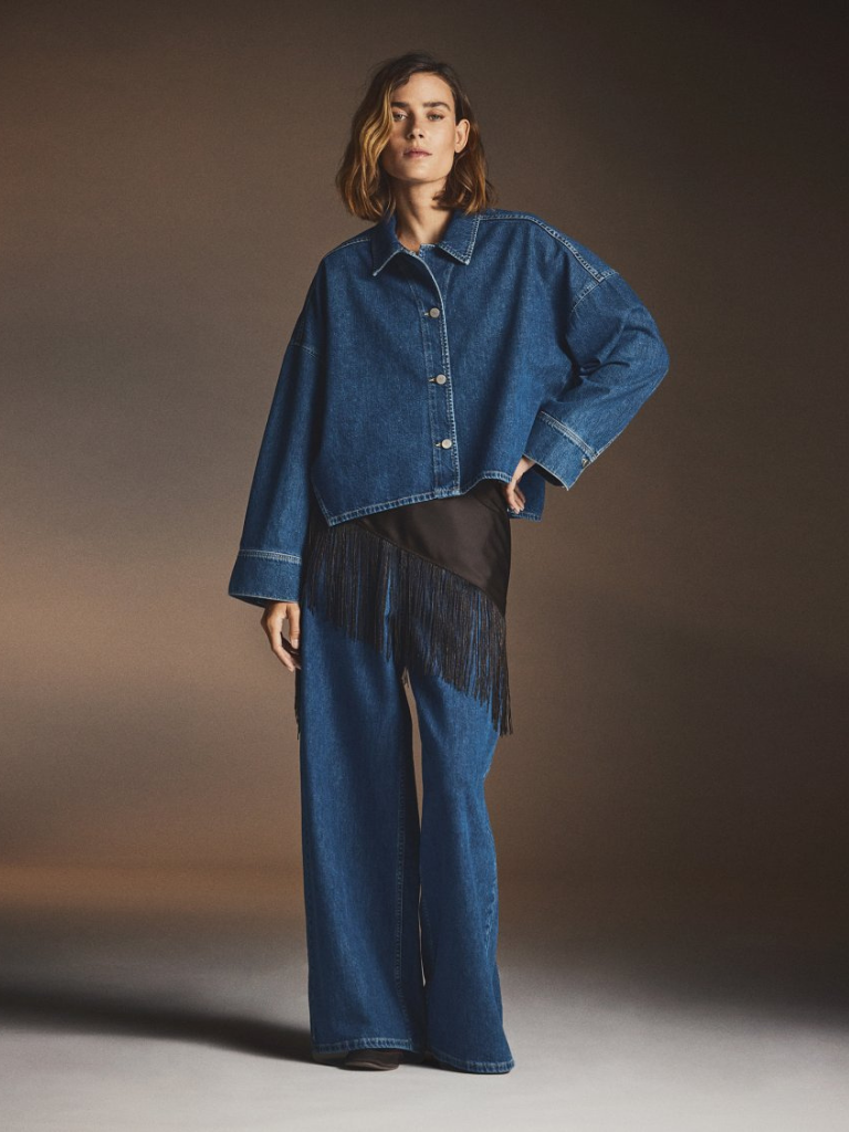 MSCH Loa Lis HW Boxy Wide Jeans Long