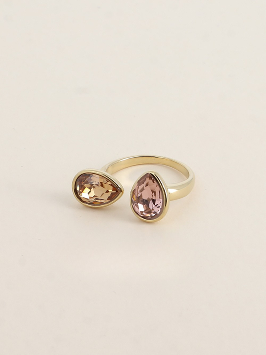 Blush Teardrop Ring