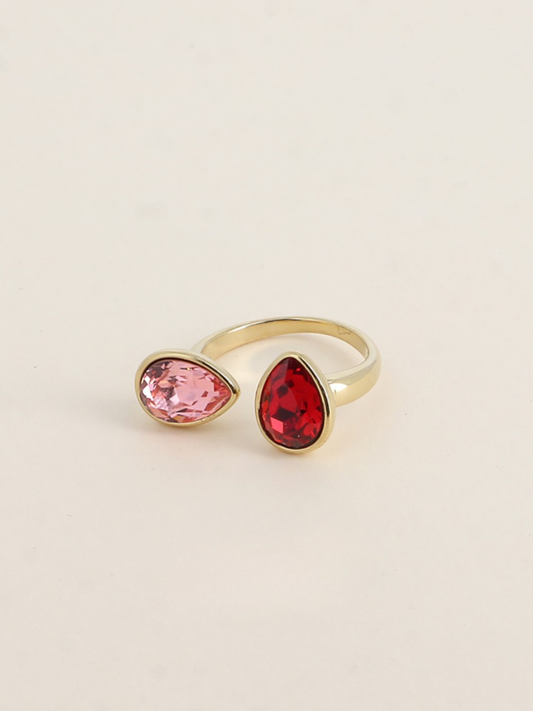 Ruby Teardrop Ring