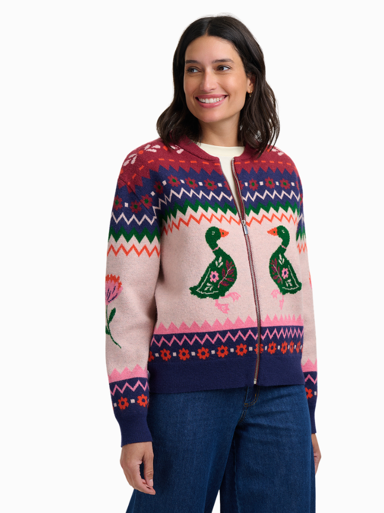 Solana Knitted Bomber Jacket