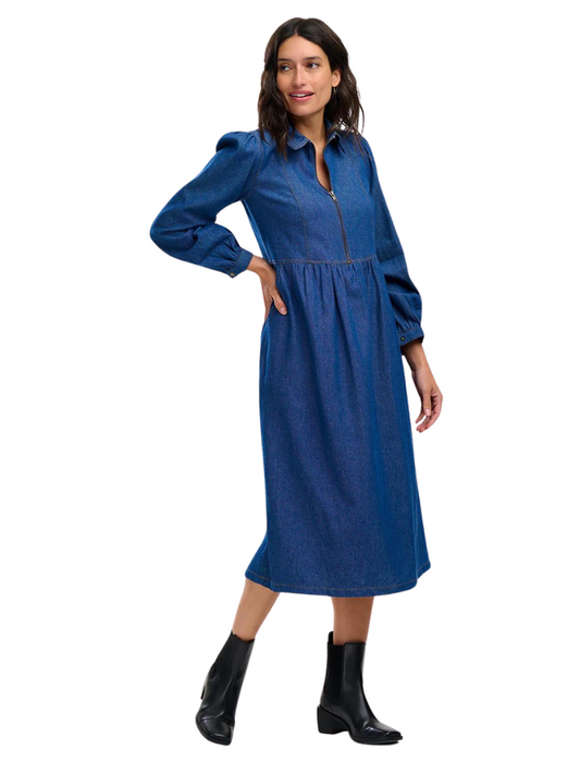 Kirsty Smock Denim Dress