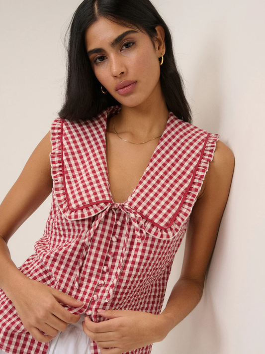 Blair Gingham Blouse