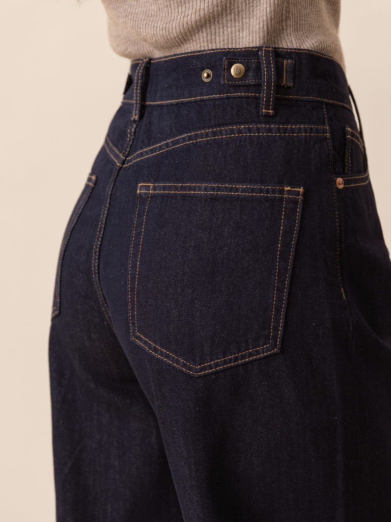 Brune Barrel Jean