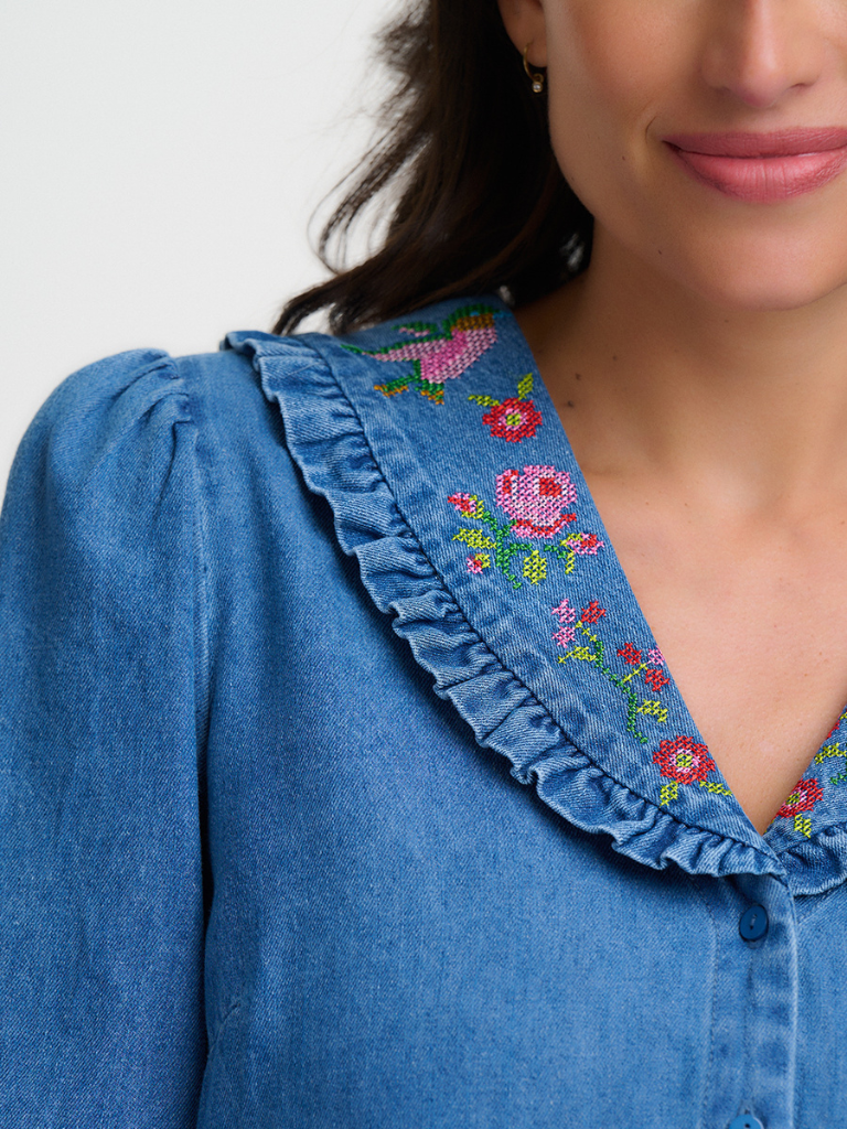 Dhalia Mini Smock Dress