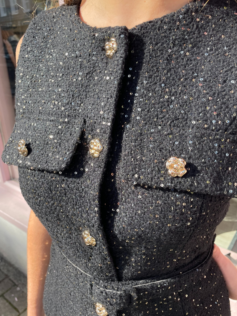 Jackie Waistcoat Black