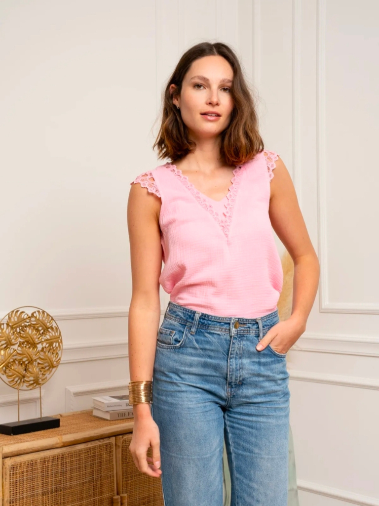 Kodie Pink SS Top