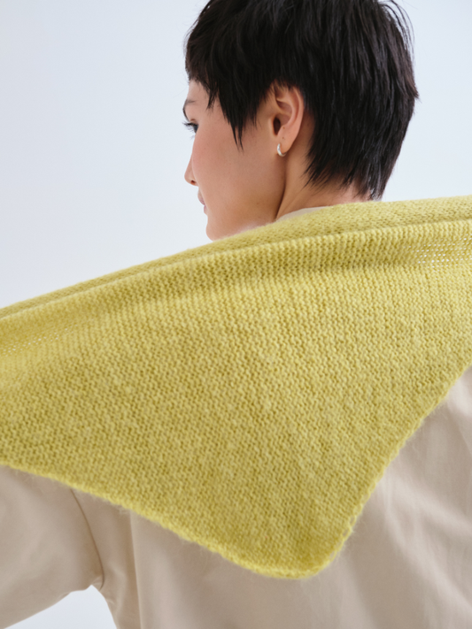 Rochelle LIme Triangular Scarf
