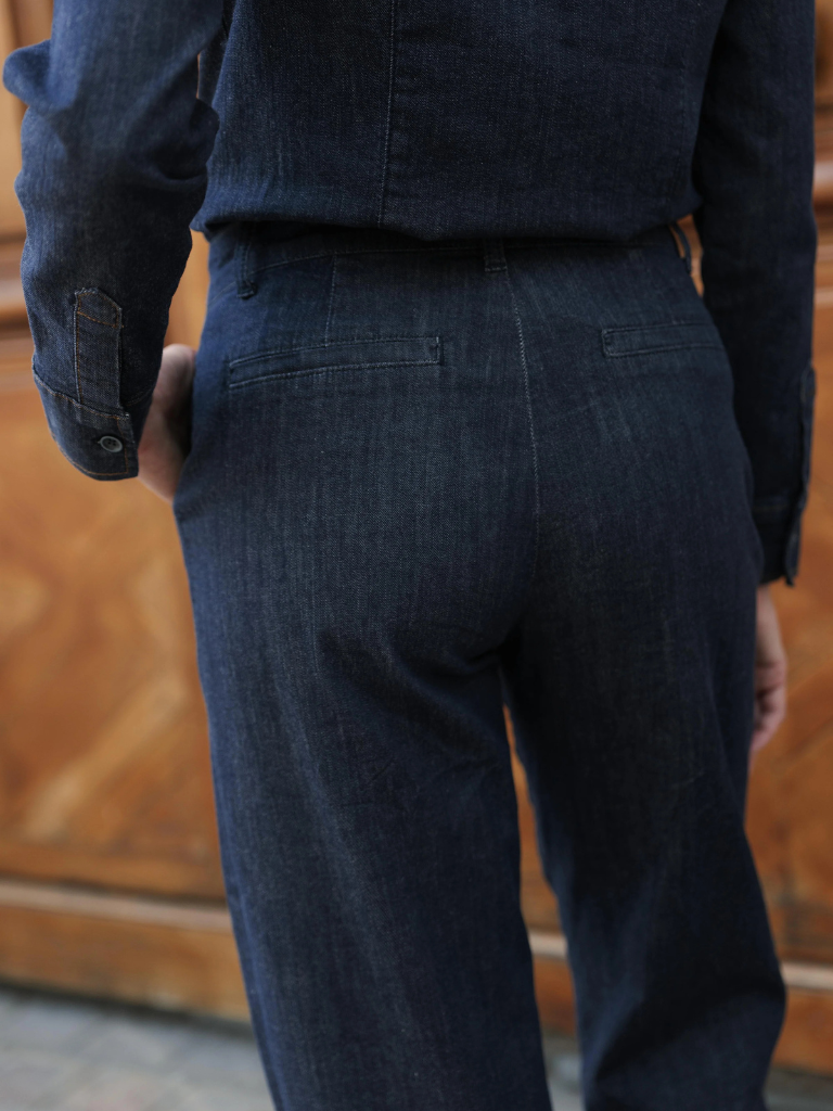 Catherine Raw Denim Jean