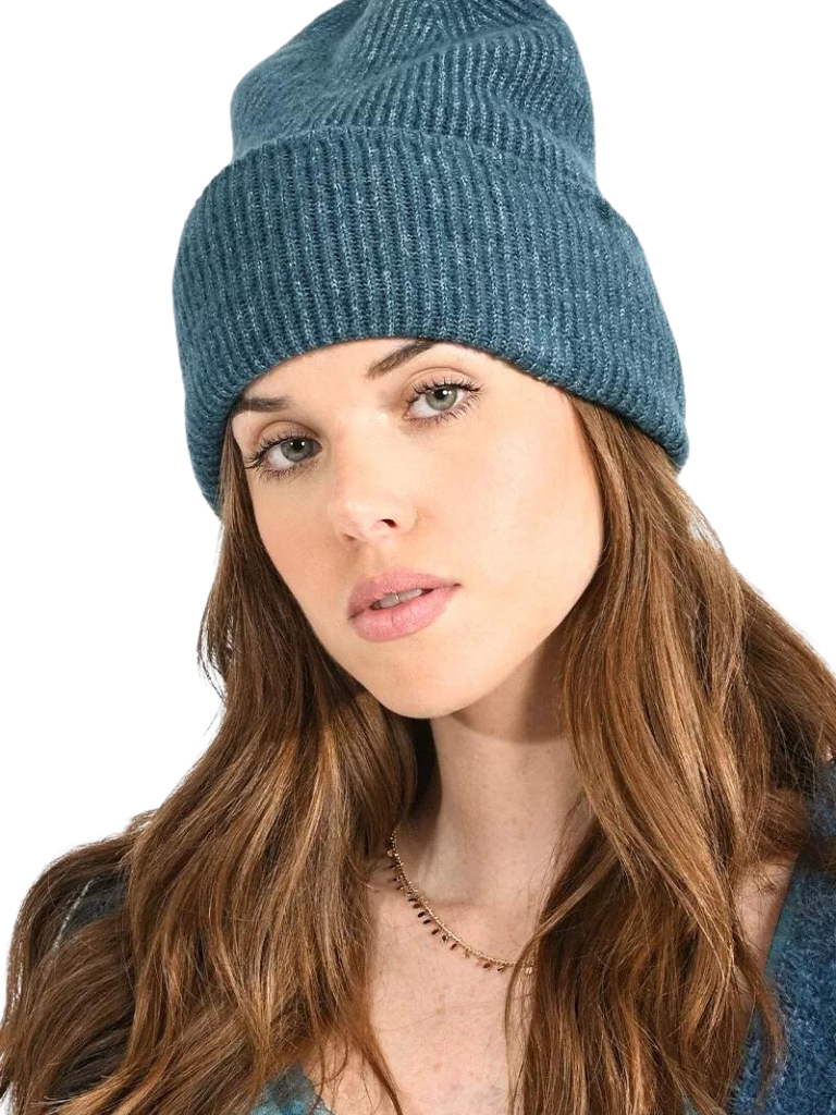 Duck Egg Ribbed Hat