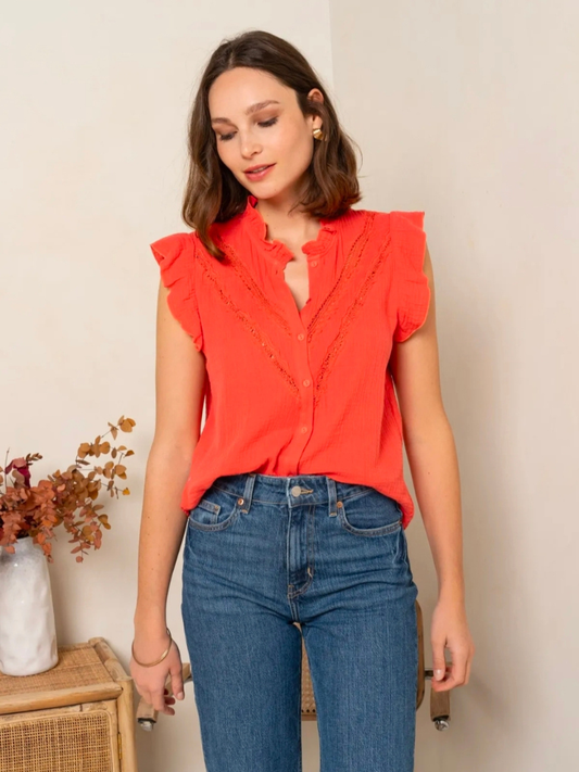 Stella Coral Blouse