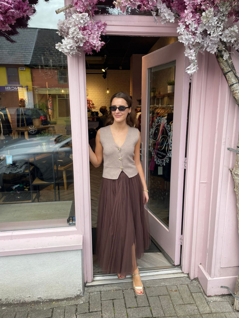Mocha Tulle skirt