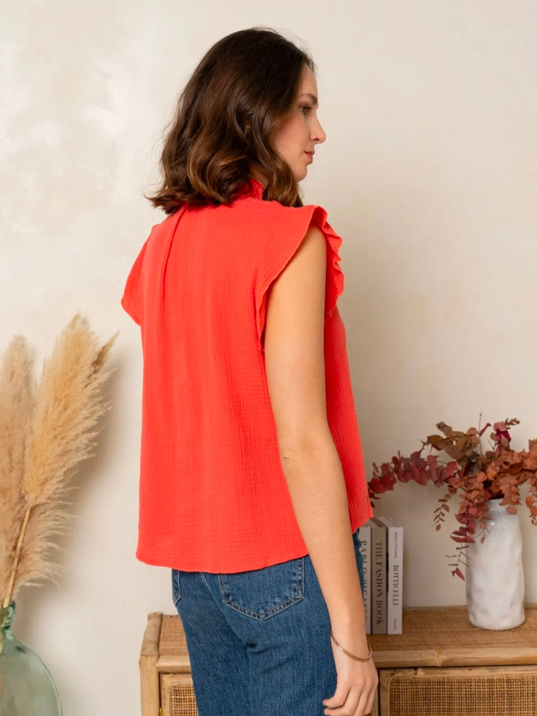 Stella Coral Blouse