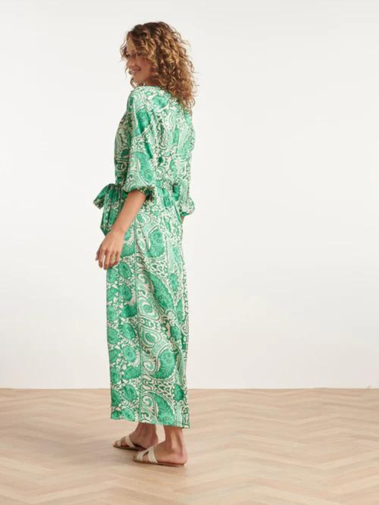 Florence Dress Satin Green