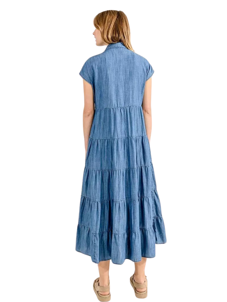 Amy Blue Denim Shirt Dress