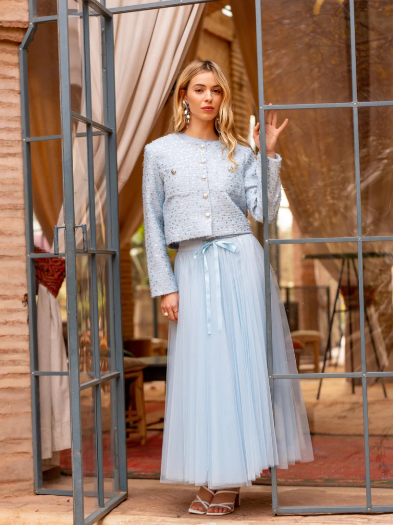 Blue Tulle