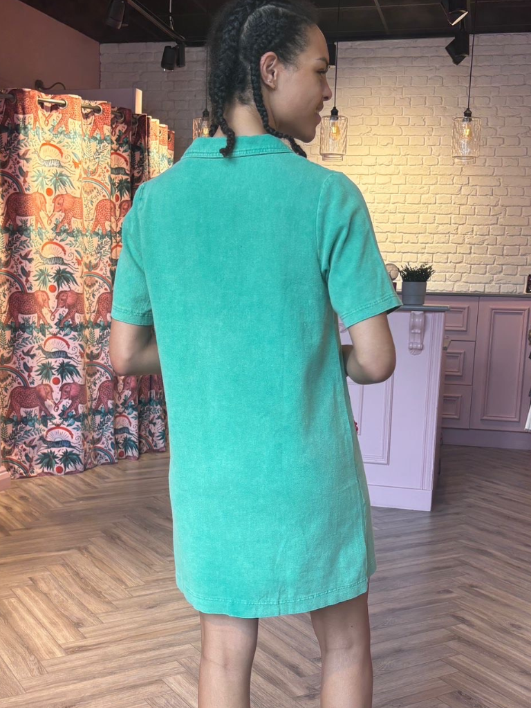 Jade Denim Dress
