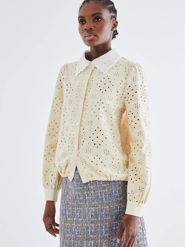 Isla Blouse Buttermilk