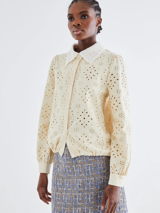 Isla Blouse Buttermilk
