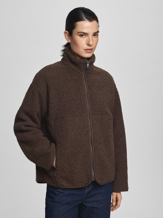 Letha Teddy Jacket - Brown
