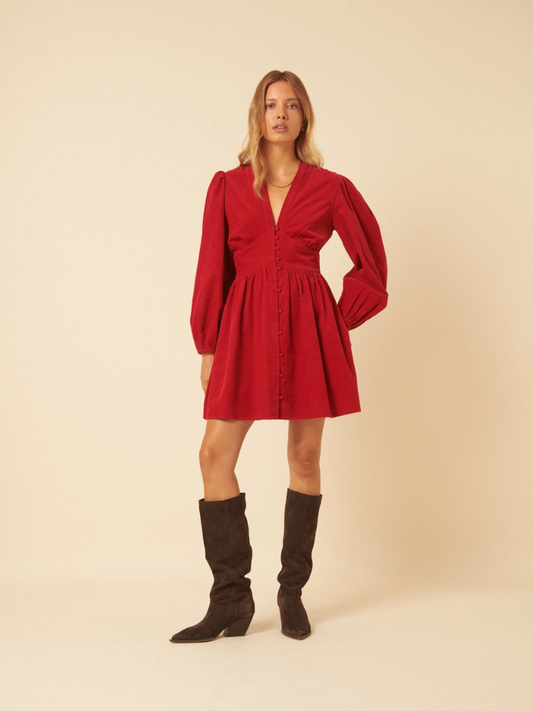 LS Starlight Red Cord Dress