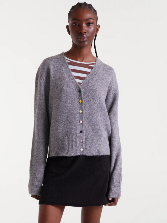 Grey Knitted Cardi