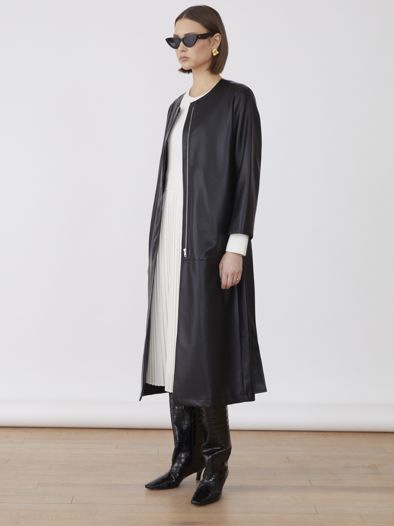 Nana PU Trench