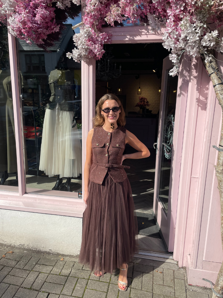 Mocha Tulle skirt