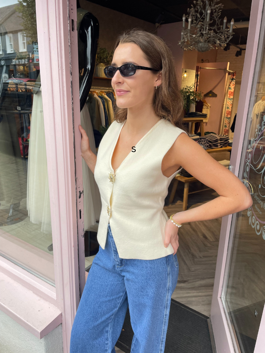 Harley Waistcoat - Cream