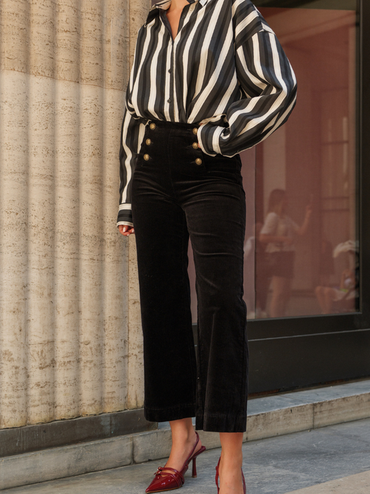 Victorine Velour - Black
