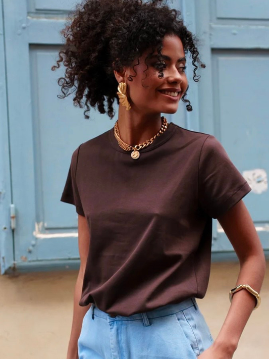 Oni T shirt - Brown