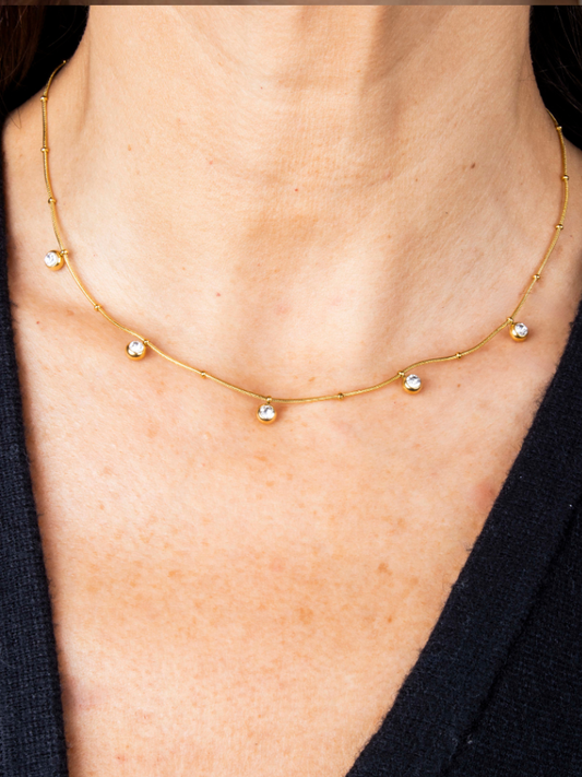 Imogen snakeball necklace