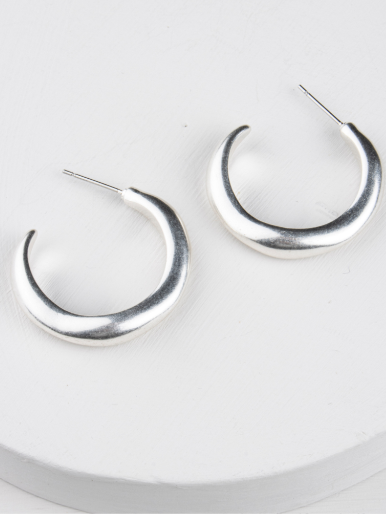 Effie Hoop earrings - Silver