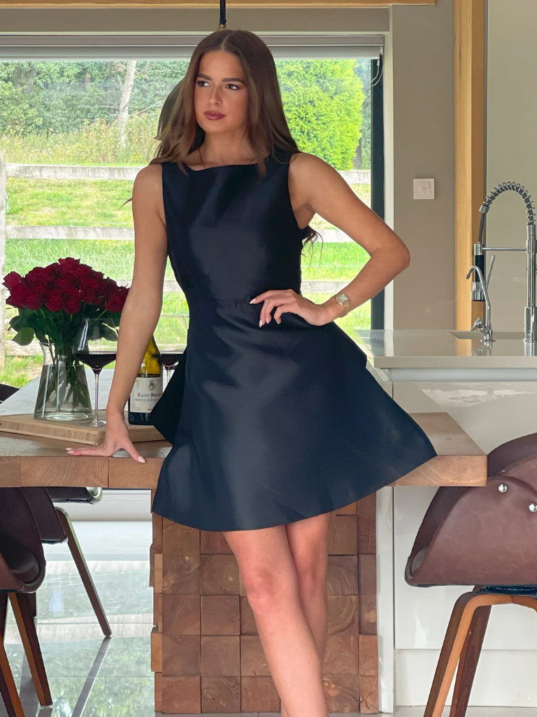 Feyre Bow Dress - Black