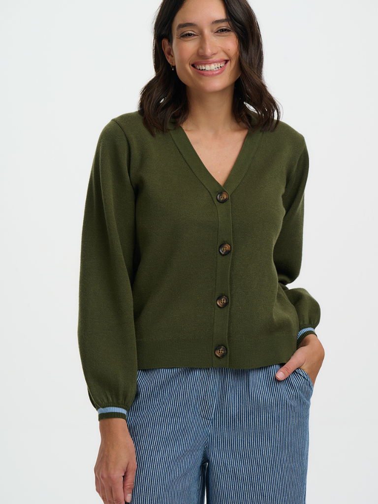 Adrian Cardigan - Khaki