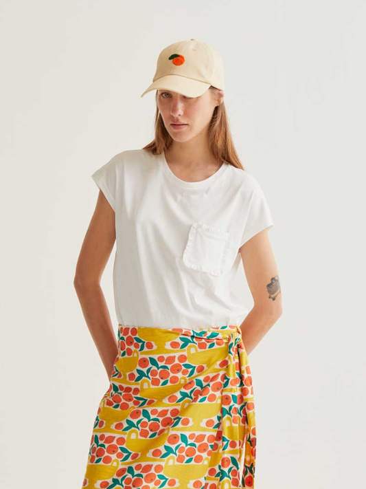 Celine Tee - White