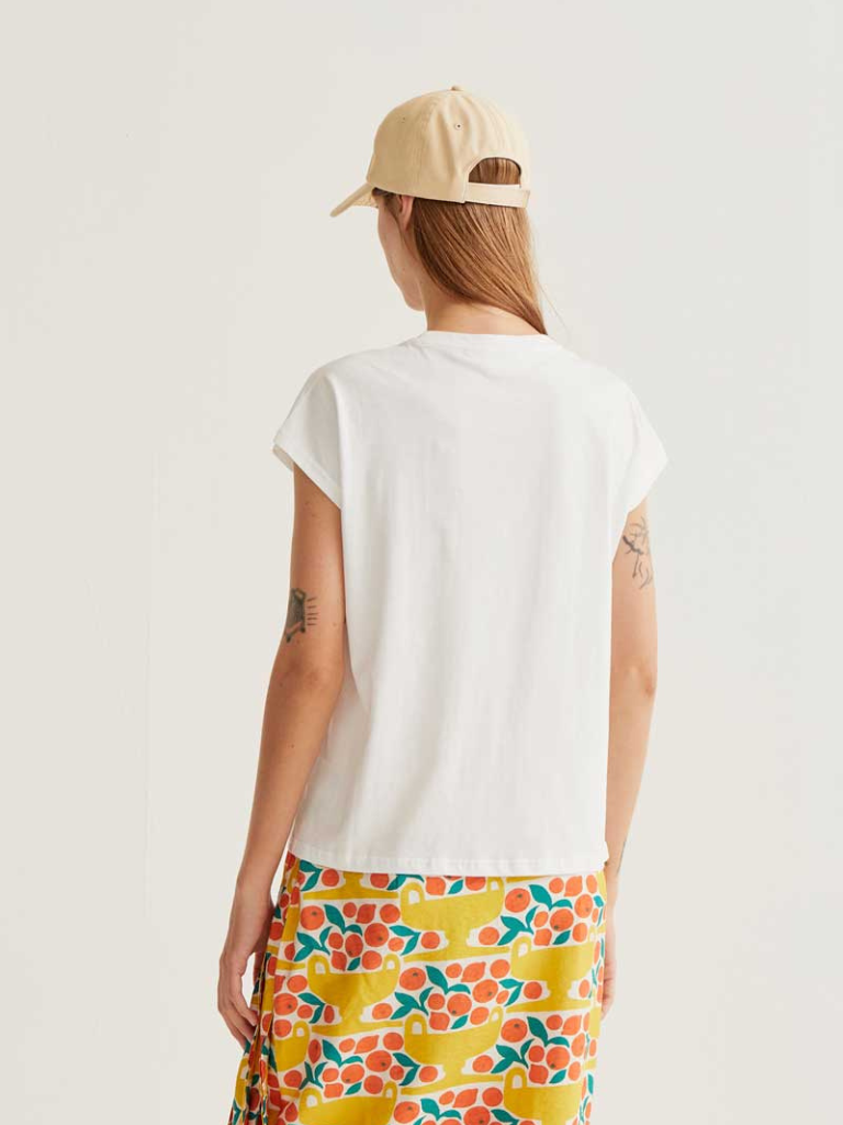 Celine Tee - White