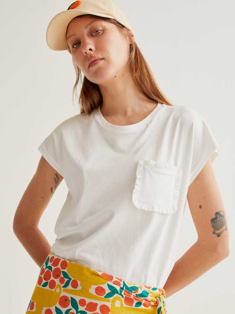 Celine Tee - White