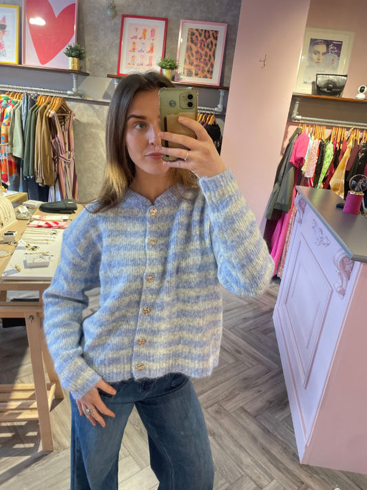Kelly Cardigan - Blue