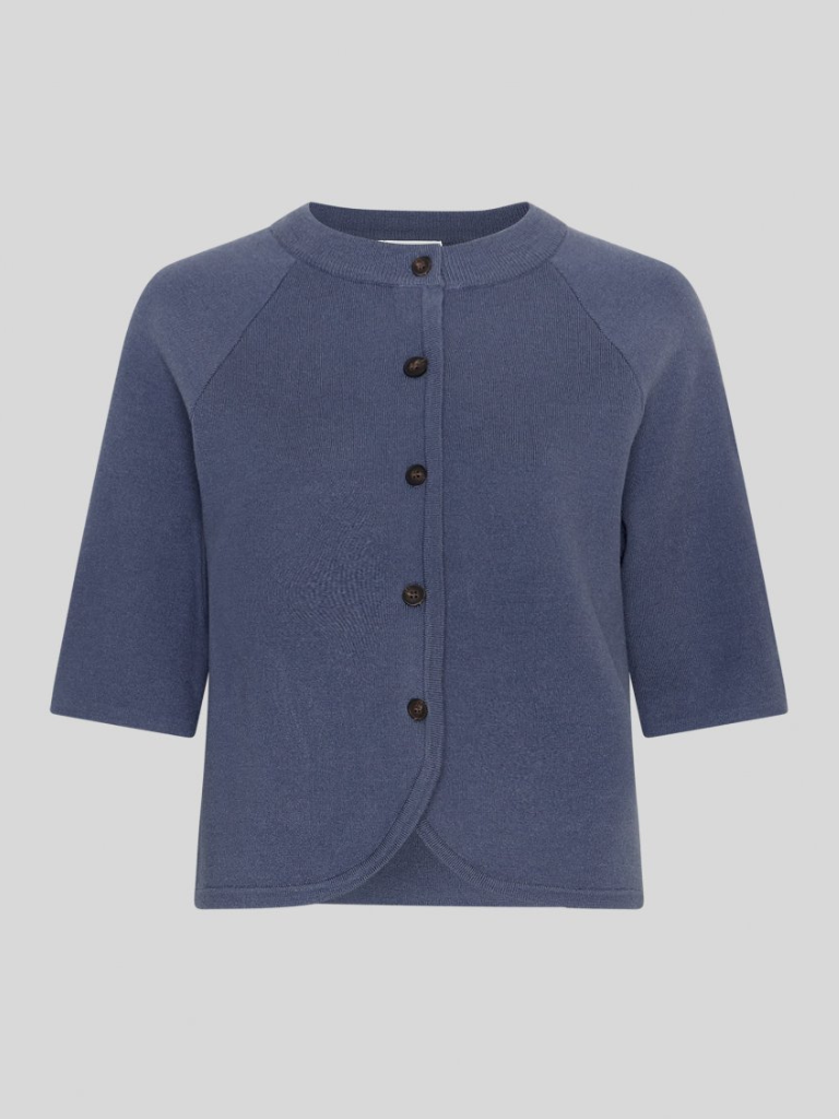 Aubrey East 2/4 Cardigan - Indigo